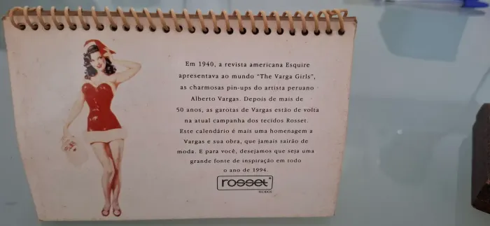 Calendário pin ups