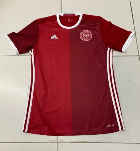 Camisa De Futebol Seleção Da Dinamarca 15/16 adidas Tam M