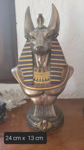 Estátua Busto de Anúbis - Veronese Design (Original)