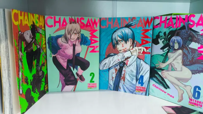 Mangá chainsaw man 1,2,4,6 baratos