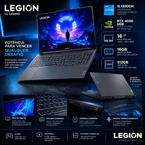 Lenovo Legion Slim i5 - Notebook gamer