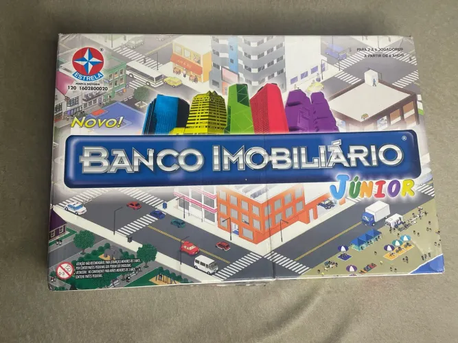 Jogo de Tabuleiro Banco Imobiliário Júnior - Estrela (Completo/Conservado)