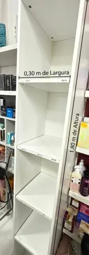 Estante Vertical para Loja/Estoque (0,30cm x 1,80m) - Aproveitamento de Espaço