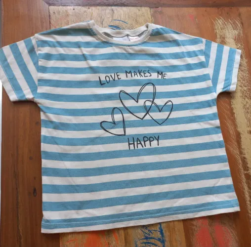 Camiseta infantil menina - Zara - 4 a 5 anos - Em ótimo estado
