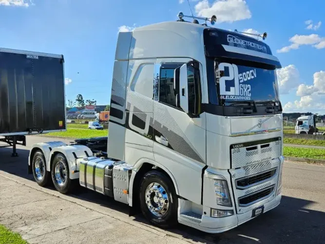 fh 500 6x2 Globetrotter Automático Euro 5  Suspensão Mola Rodas de alumínio interna nova