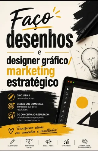 Desenhos é designer gráfico 