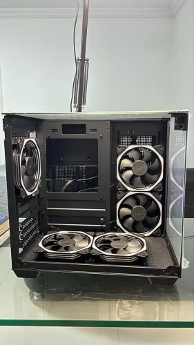 GABINETE GAMER AQUÁRIO PANORÂMICO NOVO