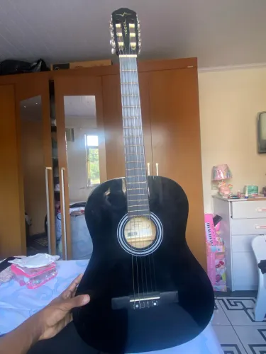 Violão Preto Vogga
