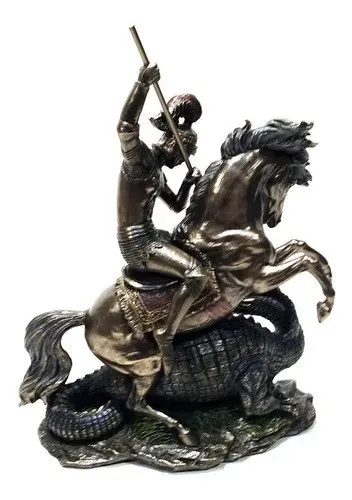 Estátua São Jorge e Dragão Veronese WU-115