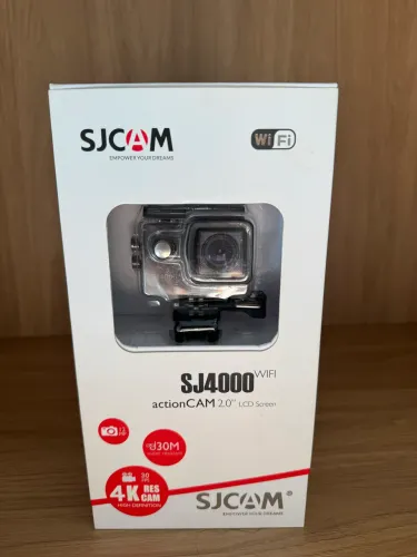 Câmera estilo GoPro SJCAM SJ4000 Wi-Fi 4K + Kit Completo de Acessórios