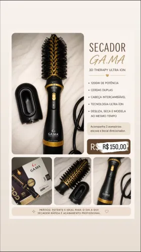 Secador de Cabelo GAMA