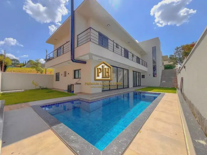 Casa para locação no Condomínio Figueira Garden em Atibaia Espaço, Conforto e Exclusivid