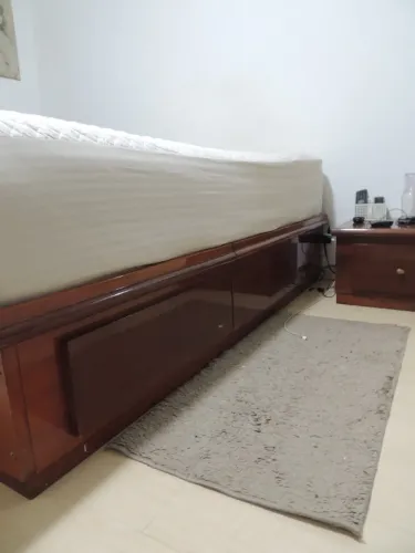 Cama De Casal BOX + COLCHÃO