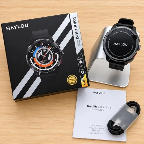 Smartwatch Haylou Solar Ultra 2026 GPS Integrado Strava Lacrado Original