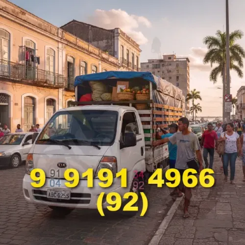 Mudança/Caminhão aberto com segurança em Praça 14 de Janeiro e Cidade Nova!