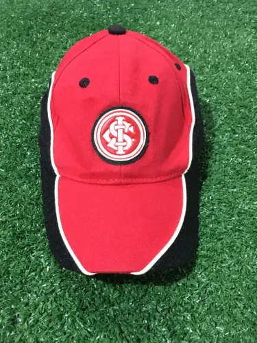 Boné Sport Clube Internacional (Inter) Vermelho, Preto e Branco Tamanho M - Lackpard