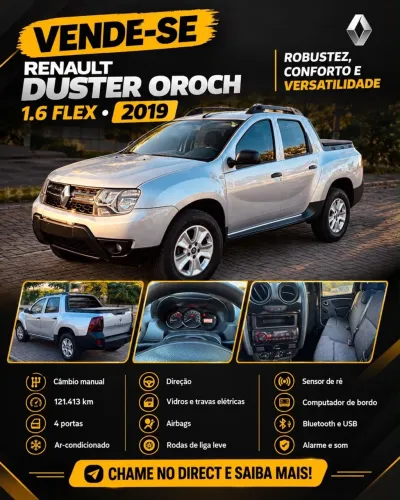 Renault Duster Oroch Exp. 1.6 Hi-flex 16V Mec. 2019