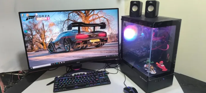 PC GAMER COMPLETO I5 3330 3.0GHZ 8GB DDR3 SSD 240GB +HD 500GB MONITOR GAMER TECLADO GAMER