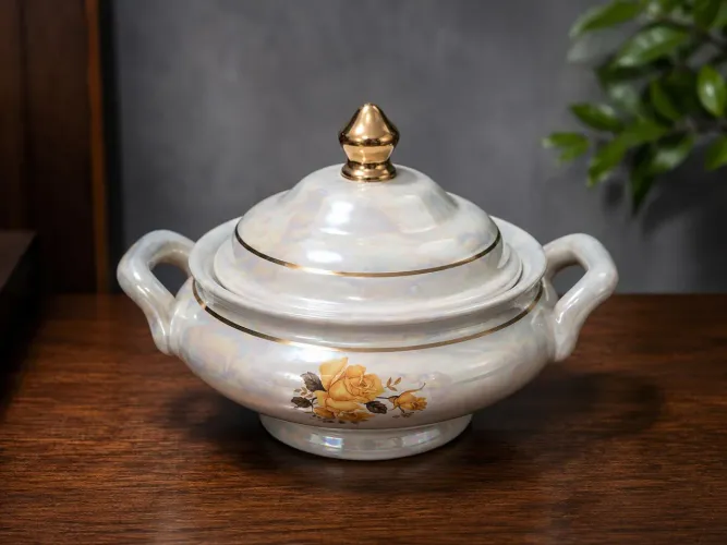 Sopeira Vintage em Porcelana