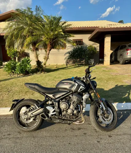 Triumph Trident 660 2023 | 9.500 km | Escapamento Esportivo