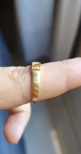 Anel feminino ouro 18k