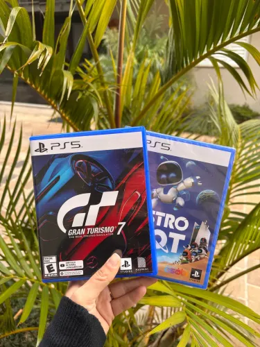 Combo Astro Bot + Gran Turismo 7 para PS5 mídia física nova.