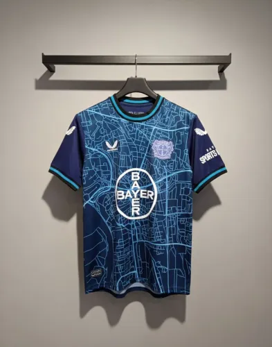Camisa Bayer Leverkusen - Castore Azul Concept