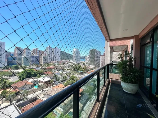 Apartamento à venda em Praia Grande no Canto do Forte, 3 quartos, 1 suíte,123m²