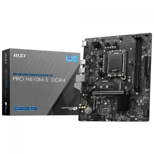 Placa-mãe MSI PRO H610M-G DDR4 em excelente estado de funcionamento