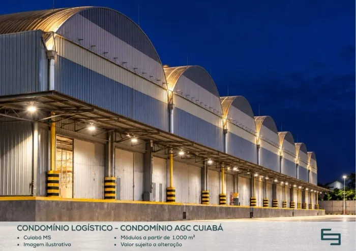 Galpão para alugar em Cuiabá/MT com 1.736,00 m² em condomínio logístico