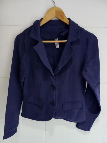 Blazer azul feminino 