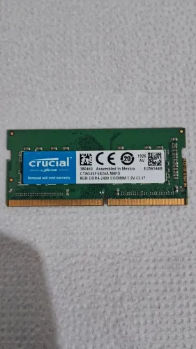 Memória CRUCIAL 8GB DDR4 2400Mhz CT8G4SFS824A