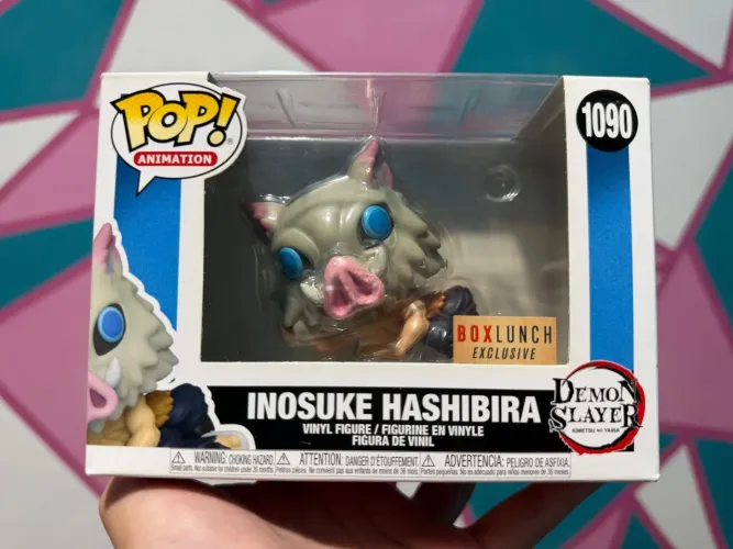 Edição Exclusiva Funko Pop Inosuke Hashibira 1090 Demon Slayer<br>