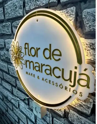 Placas de acrílico em led