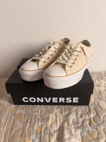 All star original 36 couro bege