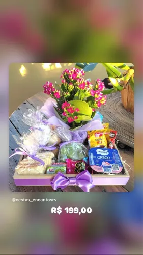 CESTA DIA DAS MÃES 