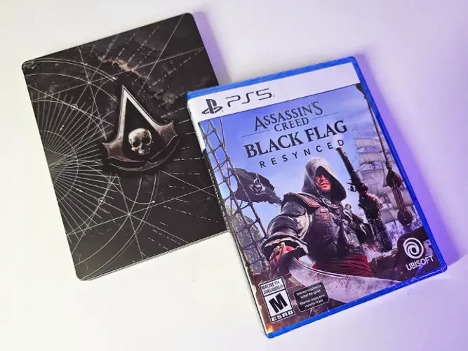 Assassin's Creed Black Flag Resynced + Steelbook Ps5 (JOGO LACRADO)