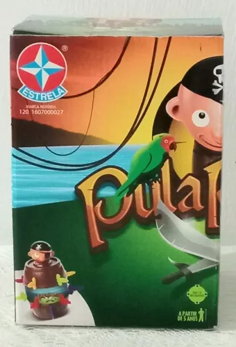 Jogo Pula Pirata Estrela Clássico - Completo Na Caixa (Excelente Estado)