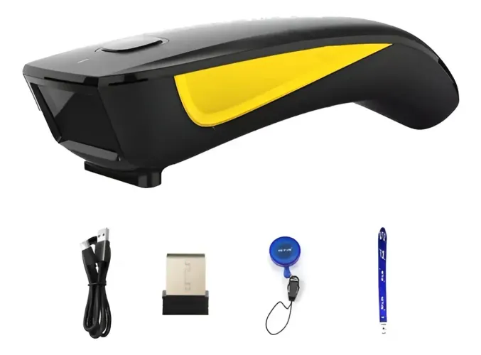 Leitor código de barras de bolso Bluetooth
