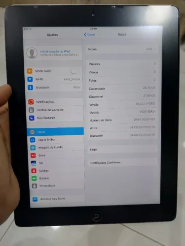 Ipad Apple 4 gen A1458 32gb