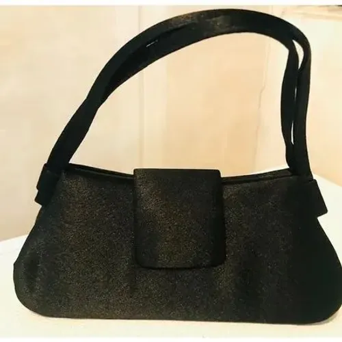 Bolsa - bolsinha de festa - de mão - cetim preto