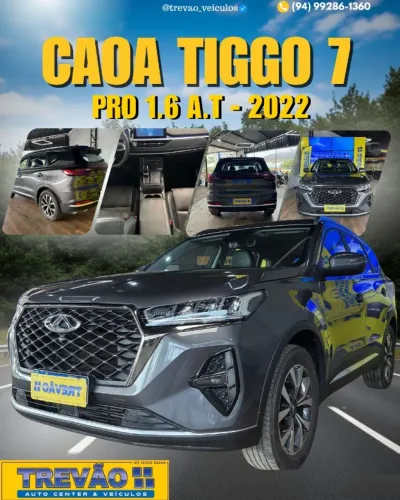 Chery Tiggo 7 Pro 1.6 Turbo 16V Aut. 2022