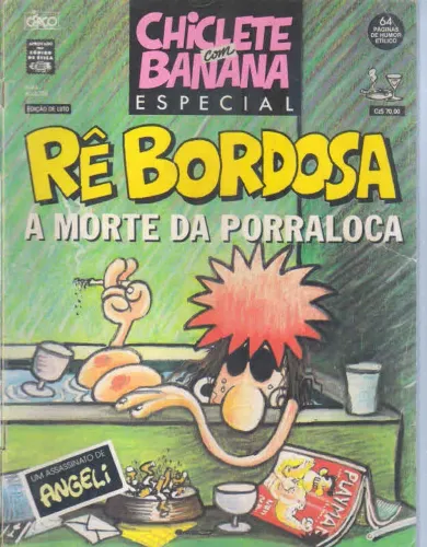kit com 14 revistas chiclete com banana