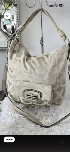 Bolsa Coach Signature bege