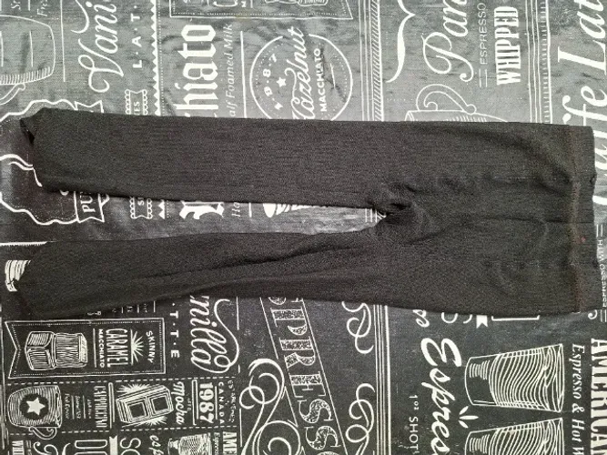 calça segunda pele preta infantil