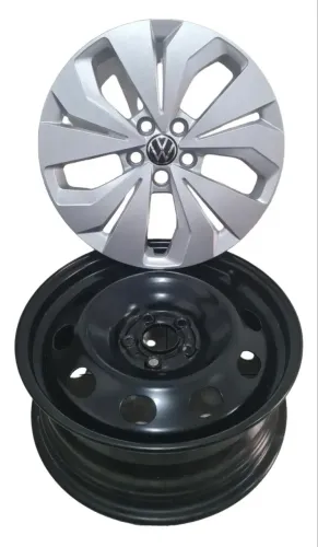 Roda De Ferro + Calota Vw T-cross Aro 16