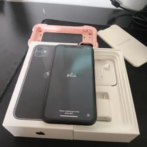 iPhone 11 64GB Preto (Nunca Aberto/Peças Originais) | Venda Presencial | NÃO FAÇO TROCAS