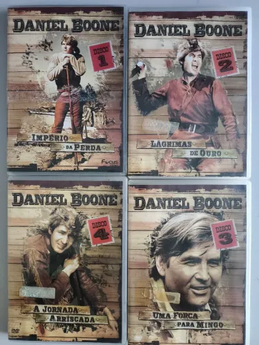 Dvd Daniel Boone 4 Dvds 