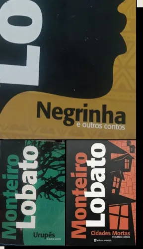 Kit 3 Livros de Monteiro Lobato: Urupês, Negrinha e Cidades Mortas