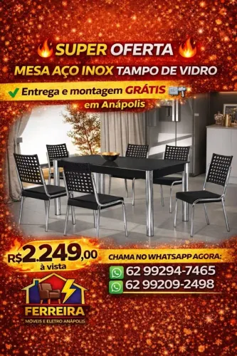 Mesa aço inox 